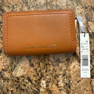 Marc Jacobs Brown and Gold Wallet